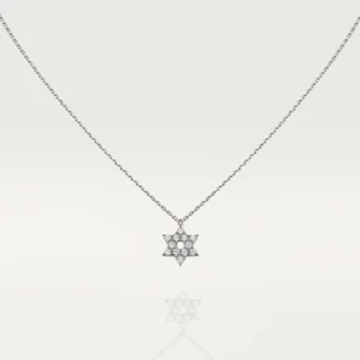 Symbol-halsketting – Witgoud, diamanten – Cartier
