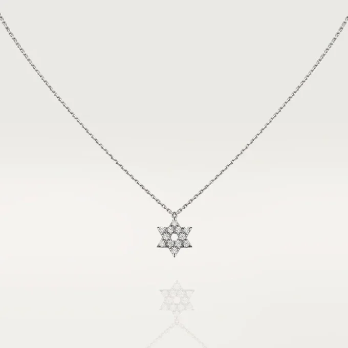 Symbol-halsketting – Witgoud, diamanten – Cartier
