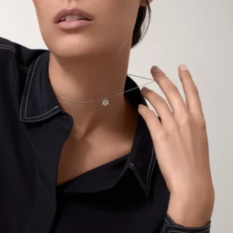 Symbol-halsketting – Witgoud, diamanten – Cartier