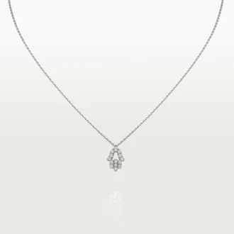 Symbol-ketting – Witgoud, diamant – Cartier