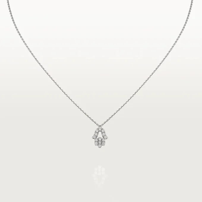 Symbol-ketting – Witgoud, diamant – Cartier