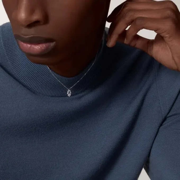 Symbol-ketting – Witgoud, diamant – Cartier