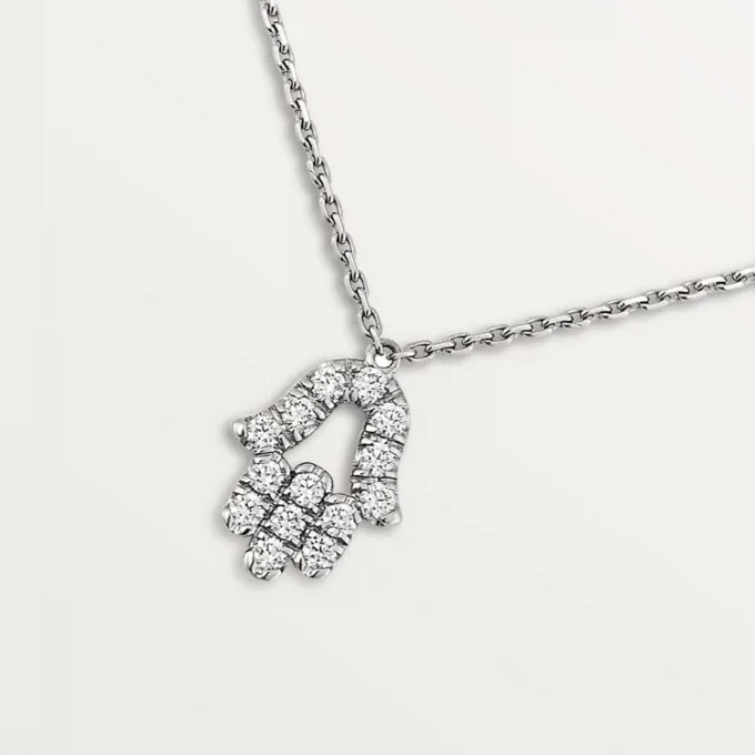 Symbol-ketting – Witgoud, diamant – Cartier