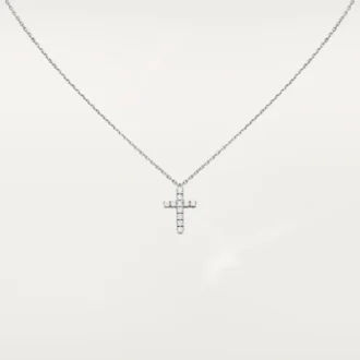 Symbols-halsketting – witgoud, diamanten – Cartier