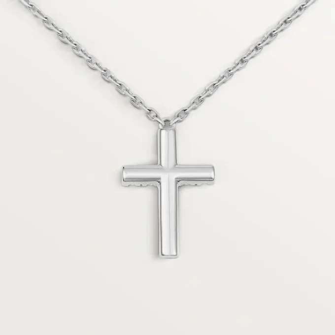 Symbols-halsketting – witgoud, diamanten – Cartier