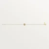 Trinity-armband, aan ketting, 1 diamant