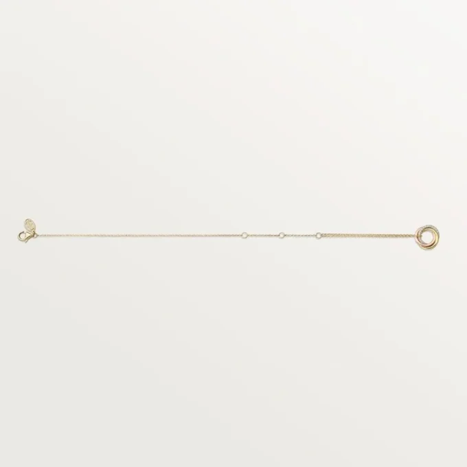 Trinity-armband, aan ketting, diamanten