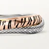 Trinity-armband, lak, diamanten