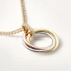 Trinity diamanten ketting in driekleurig goud | Cartier Us