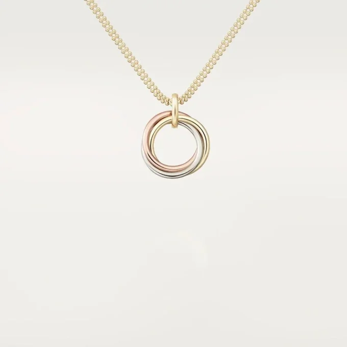 Trinity diamanten ketting in driekleurig goud | Cartier Us