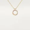 Trinity diamanten ketting in driekleurig goud | Cartier Us