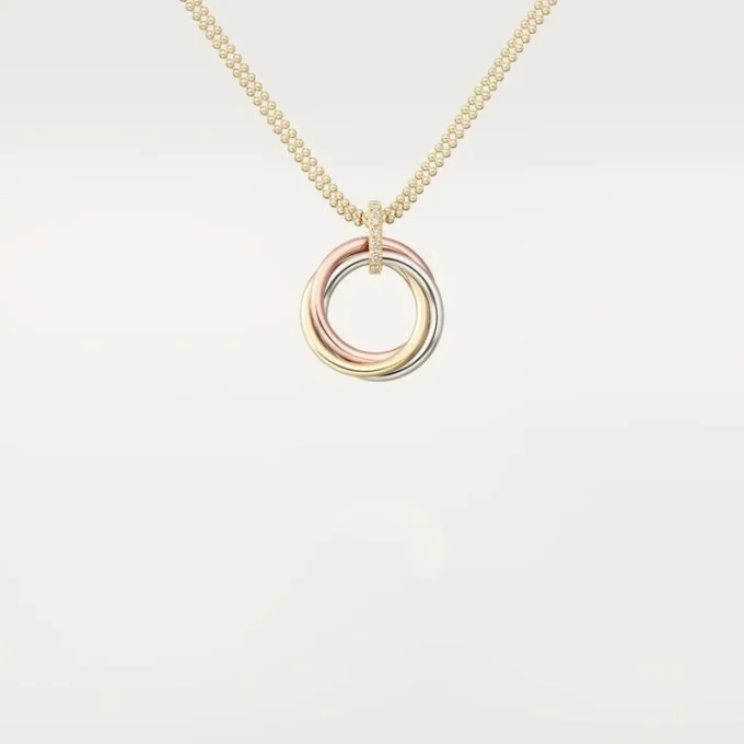 Trinity diamanten ketting in driekleurig goud | Cartier Us