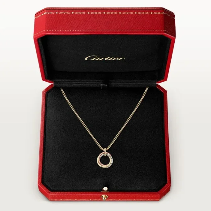 Trinity diamanten ketting in driekleurig goud | Cartier Us