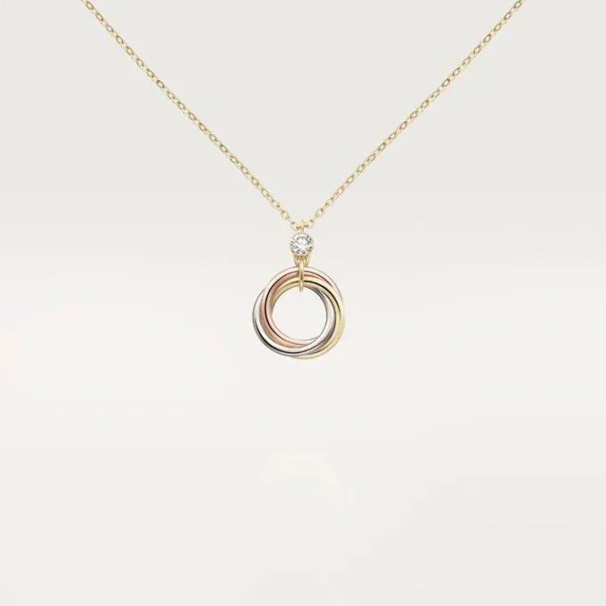 Trinity-hanger, 1 diamant