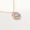 Trinity-hanger, 1 diamant, bezet