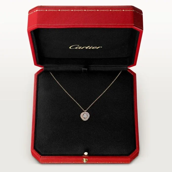 Trinity-hanger, 1 diamant, bezet