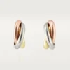 Trinity-hoepeloorbellen in driekleurig goud | Cartier Us
