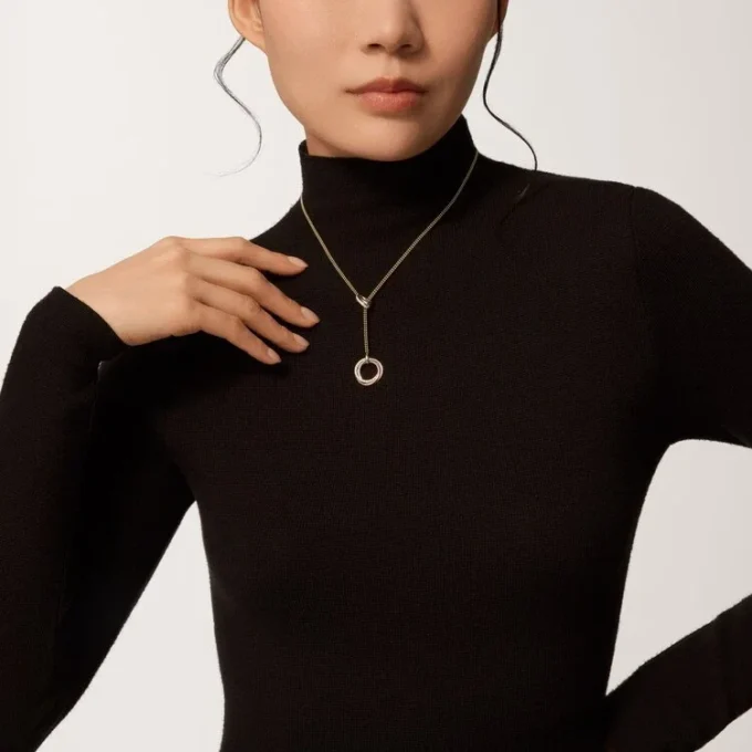 Trinity-ketting, diamanten