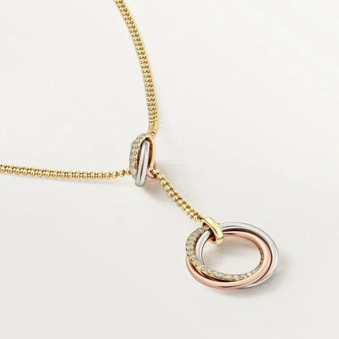 Trinity-ketting, diamanten
