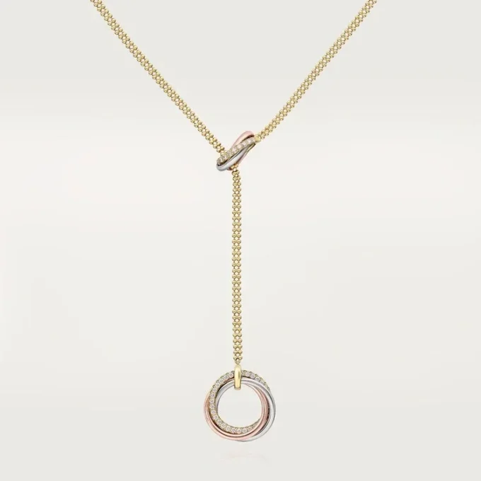 Trinity-ketting, diamanten