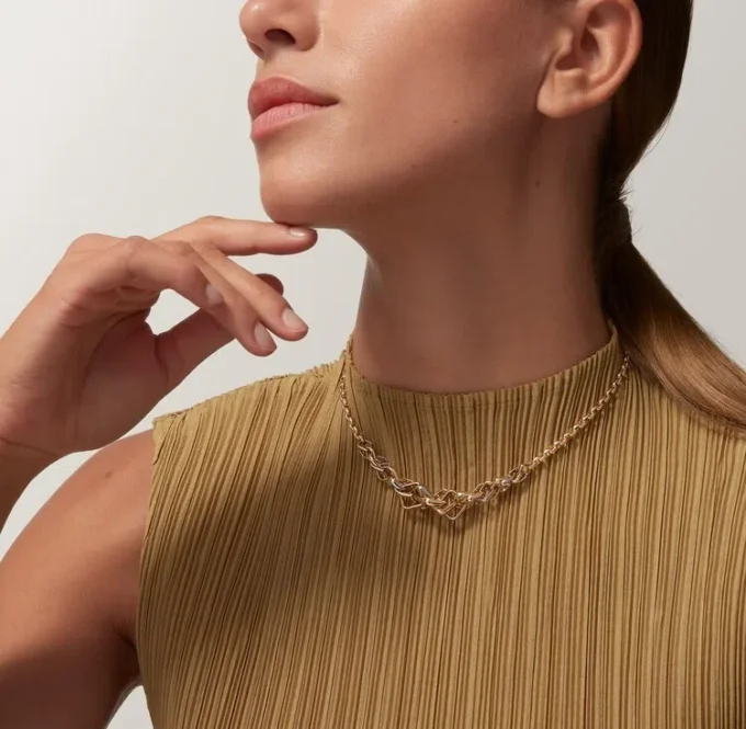 Trinity-ketting, kussenvormig, middelgroot model