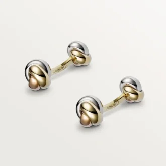 Trinity manchetknopen – geel-, roze- en witgoud – Cartier