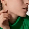 Trinity-oorbellen, briljantgeslepen diamanten