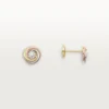 Trinity-oorknopjes, 2 diamanten