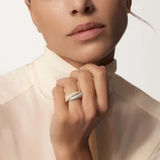 Trinity-ring, groot model, bezet