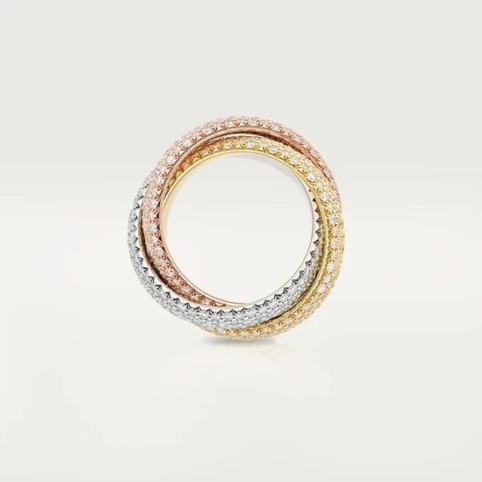 Trinity-ring, groot model, bezet