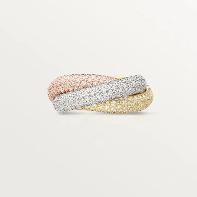 Trinity-ring, groot model, bezet