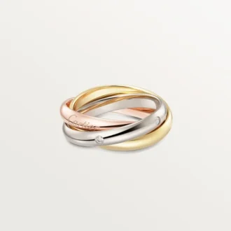 Trinity-ring, klassiek model, 5 diamanten