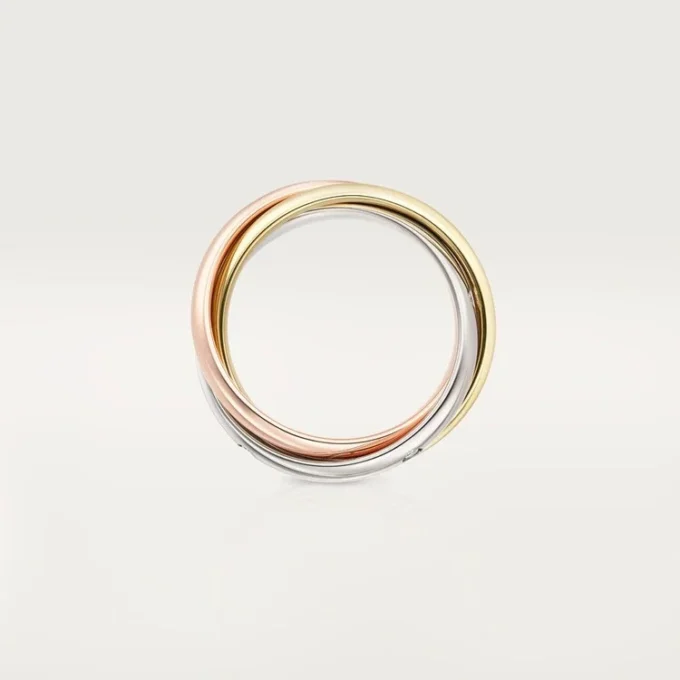 Trinity-ring, klassiek model, 5 diamanten