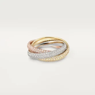 Trinity-ring, klassiek model, bezet