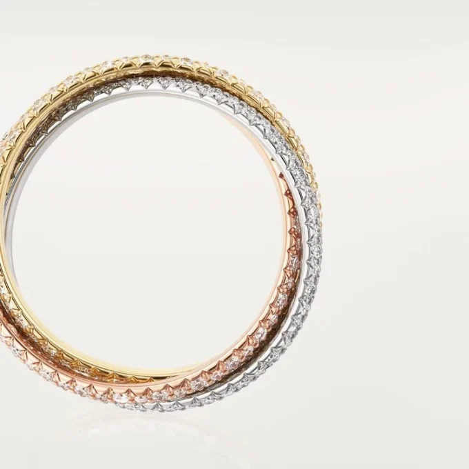 Trinity-ring, klein model, bezet