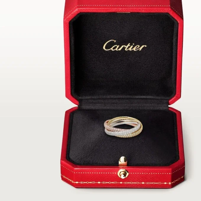 Trinity-ring, klein model, bezet