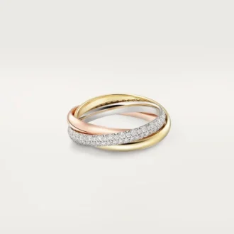 Trinity-ring, klein model, half bezet