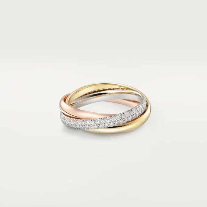 Trinity-ring, klein model, half bezet