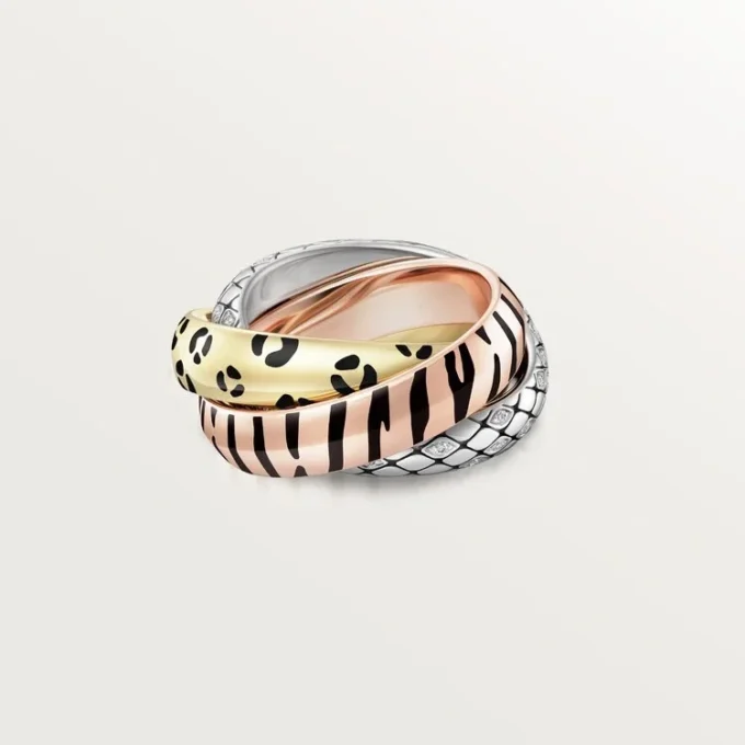 Trinity-ring, lak, half bezet