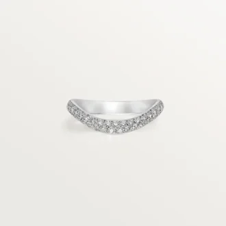 Trinity Ruban trouwring – platina, diamant – Cartier