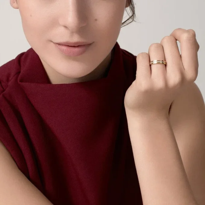 Trinity trouwring – witgoud, geelgoud, roségoud, diamanten – Cartier