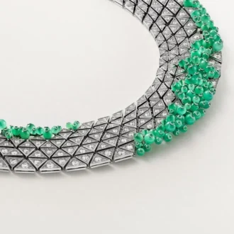 Cartier Libre Tuttitutti-ketting, chrysopraas