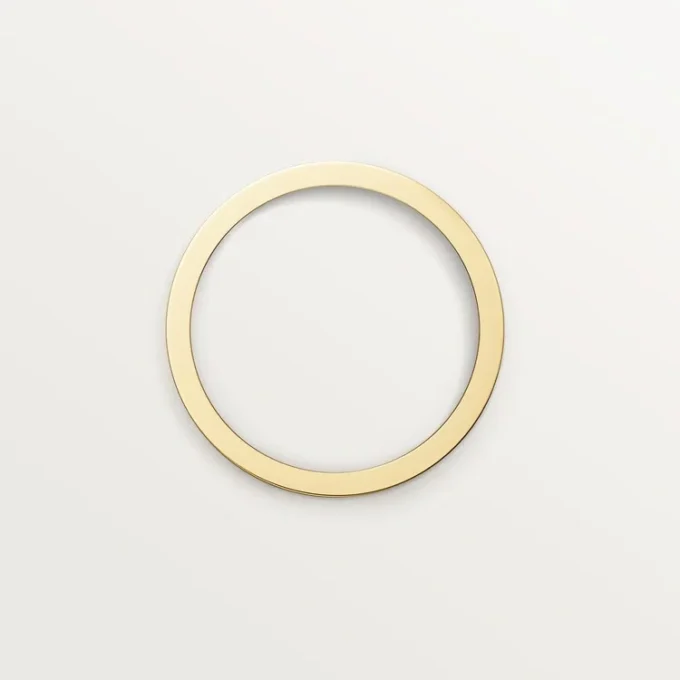 Vendome Louis Cartier trouwring, 4,8 mm breed, bezet