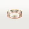 Vendome Louis Cartier trouwring – witgoud, geelgoud, roségoud – Cartier