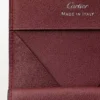 Vierkant portemonneetje, Must de Cartier – Zwart kalfsleer, roestvrijstalen afwerking – Cartier